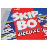 Skip-Bo Deluxe Board Game with Cards and Score Pad