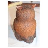 Decorative Mother and Baby Owl Figurine Set