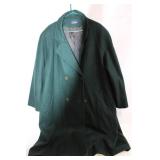 Hunters Run Wool Overcoat in Deep Green