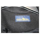 Hunters Run Black Wool Overcoat