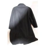Hunters Run Black Wool Overcoat