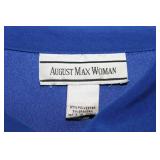 August Max Woman Blue Oversized Blouse