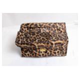 JIM New York Leopard Print Nylon Cosmetic Organizer