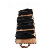 JIM New York Leopard Print Jewelry Organizer with Zip Pouches