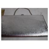 Set of 2 Vintage Metallic Clutches - Gold and Silver