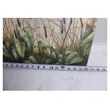 Pair of Heron-Themed Wall Art Panels by Fujian Jianou Furen Wood Industry