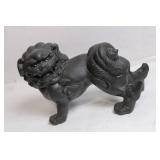 Decorative Guardian Lion Statue - 12 Inch Black Finish