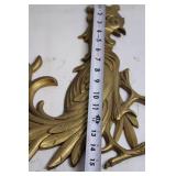 Vintage Syroco Wood Ornamental Rooster Wall Hanging