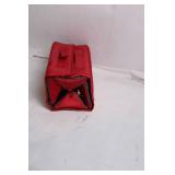 Red JM New York Foldable Travel Organizer Bag with Multiple Compartments