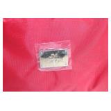 Red JM New York Foldable Travel Organizer Bag with Multiple Compartments