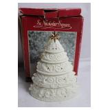 St. Nicholas Square Ceramic Christmas Tree with Box