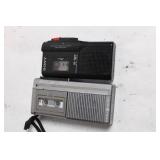 Set of 2 Retro Cassette Recorders - Sony M-427 and General Electric
