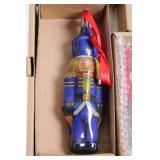 Set of 12 Handpainted Glass Christmas Ornaments