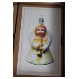 Set of 12 Handpainted Glass Christmas Ornaments