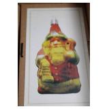 Set of 12 Handpainted Glass Christmas Ornaments