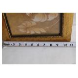 Elegant Floral Artwork in Ornate Gold Frame