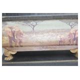 Decorative Elephant Motif Rectangular Planter