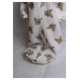 Vintage Baby Doll in Teddy Bear Pajamas