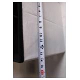 White Foldable Storage Ottoman with Cushion