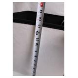 White Foldable Storage Ottoman with Cushion