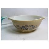 Pair of Vintage Pyrex Bowls with Folk Art Designs