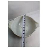 Pair of Vintage Pyrex Bowls with Folk Art Designs