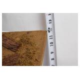 Ceramic Nativity Scene Set with Wooden Stable and Light