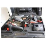 Craftsman 19.2 Volt EX Cordless Power Tool Set with Charger and Case