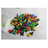 Collection of Colorful Wooden Alphabet Letters