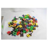 Collection of Colorful Wooden Alphabet Letters