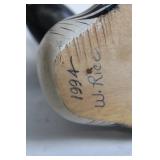 Handcrafted 1994 W. Rice Loon Wooden Decoy - Minnesota State Bird