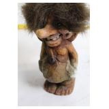 Vintage Troll Doll with Fluffy Hair