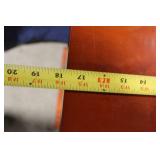 Folding Wooden TV Tray Table with Mahogany Finish