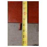 Folding Wooden TV Tray Table with Mahogany Finish