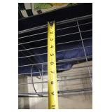 Decorative Metal Shelving Unit with Sunflower Design