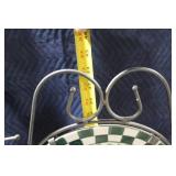 Decorative Metal Shelving Unit with Sunflower Design