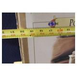 8pc Glazed Porcelain Christmas Scene Set