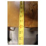 Antique Wooden Side Table with Single Drawer