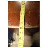 Vintage Wooden Storage Cabinet with Shelf