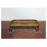 Vintage Singer Sewing Machine with Embossed Case