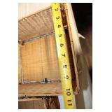 Set of 6 Rustic Wicker Storage Baskets