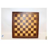 Large Wooden Chessboard with Walnut Finish