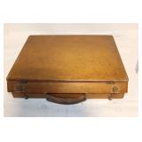 Vintage Grumbacher Wooden Artist Paint Box with Compartments