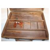 Vintage Grumbacher Wooden Artist Paint Box with Compartments