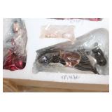 Nativity Scene with 10 Figurines and Stable