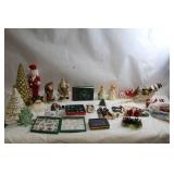 Collection of Christmas Decorations and Ornaments