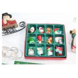 Collection of Christmas Decorations and Ornaments