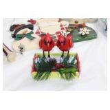 Collection of Christmas Decorations and Ornaments