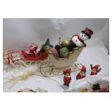 Collection of Christmas Decorations and Ornaments