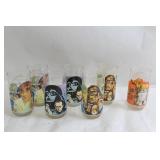 Set of Vintage Star Wars Collectible Glasses